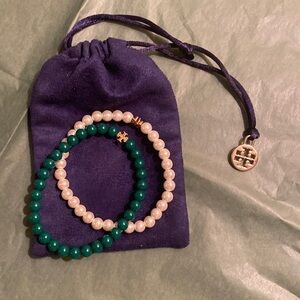 Tory Burch stretch bracelets